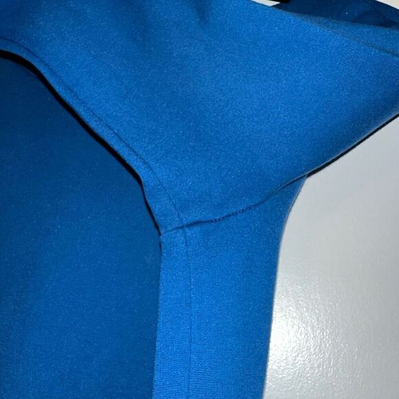 J. Crew Womens Long Sleeve Zipper Back Blue Knit Dress Size Small - Picture 4 of 13